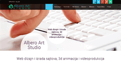 Desktop Screenshot of alberoart.com