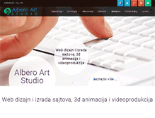 Tablet Screenshot of alberoart.com
